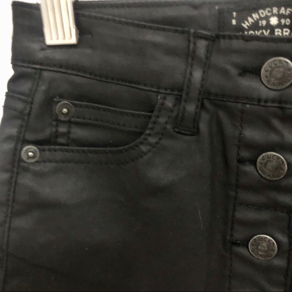NWOT Lucky Brand girls button front denim skirt - Picture 2 of 7